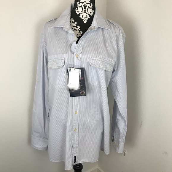 Australia Coast Clothing Co. Men’s Striped Shirt - Picture 1 of 8